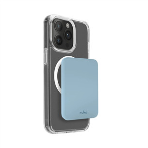 Išorinė baterija Puro Mini Power Mag, 4200 mAh, MagSafe, USB-C, mėlyna Prekė-PUFCBB40P2MAGLBLUE