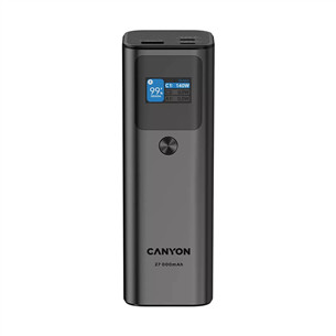 Canyon PB-2010, 27 000 mAh, USB-A, USB-C, juoda - Išorinė baterija Prekė-CNE-CPB2010DG