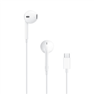 Ausinės Apple EarPods, USB-C, baltos  Prekė-MYQY3ZM/A