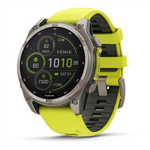 Garmin Fenix 8 Sapphire Solar, 47 mm, titano spalvos - Išmanusis laikrodis