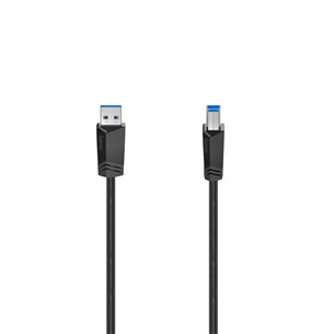 Hama USB-A / USB-B Cable, 5 Gbit/s, juodas - Laidas
