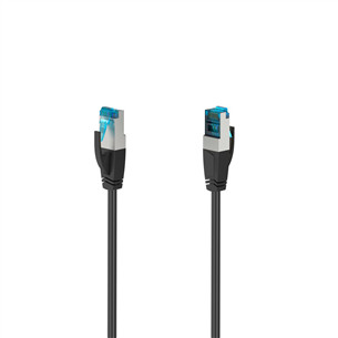 Hama Ethernet laidas, CAT 6a, 10 Gbit/s, 0,25 m, juodas - Tinklo laidas