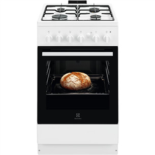Electrolux, 59 L, plotis 50 cm, balta - Viryklė