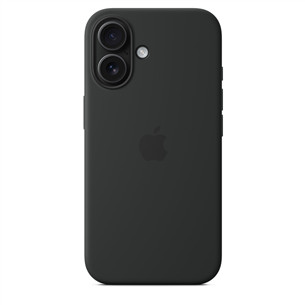 Dėklas Apple Silicone Case with Magsafe, iPhone 16, juodas Prekė-MYY13ZM/A