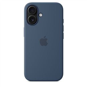 Dėklas  Apple Silicone Case with Magsafe, iPhone 16, denim   Prekė-MYY23ZM/A