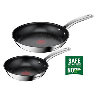 Tefal Intuition, 20/26 cm, 2 dalių, nerūdijančio plieno - Keptuvių rinkinys