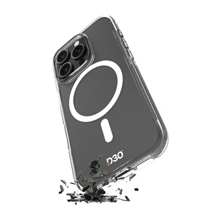 Dėklas Puro Cover Impact Clear D3O® Bio for iPhone 16 Pro, skaidrus Prekė-PUIPC16P61IMPCLD3OTR
