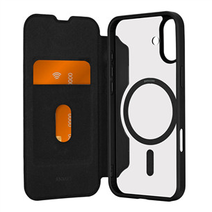 Dėklas Puro BOOK MAG Booklet Case for iPhone 16 Plus, juodas Prekė-PUIPC1667BKMAGBLK