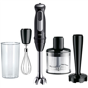 Braun MultiQuick 5 Pro, juodas - Rankinis trintuvas
