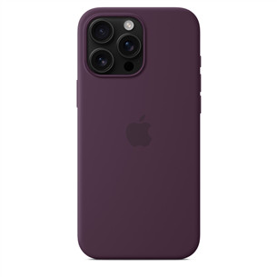 Apple Silicone Case with Magsafe, iPhone 16 Pro Max, plum - Dėklas