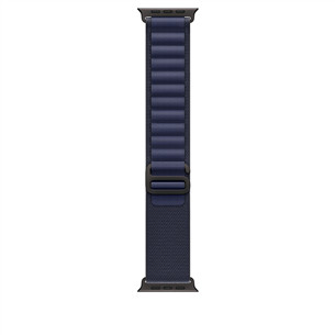 Apple Watch Alpine Loop, 49 mm, Medium, black titanium, navy - Dirželis