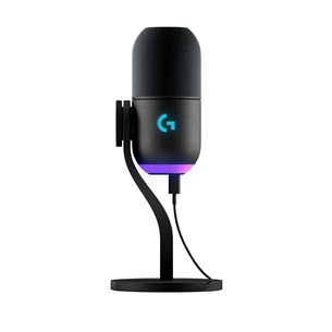USB Mikrofonas Logitech Yeti GX, juodas   Prekė-988-000569