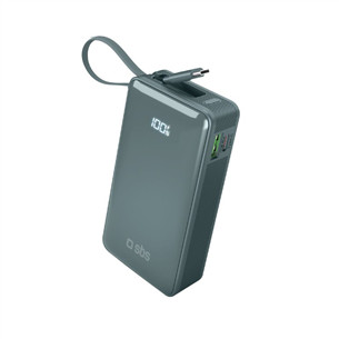 SBS LCD Power Bank, 10000 mAh, žydra - Išorinė baterija