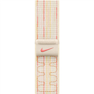 Apple Nike Sport Loop, 46mm, starlight/pink - Dirželis