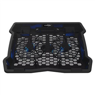 Canyon NS-03 Cooling Stand, 15,6'', juodas - Nešiojamojo kompiuterio aušinimo stovas