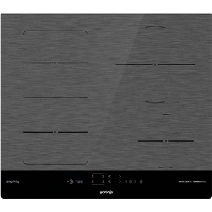 Gorenje, plotis 59,5 cm, juoda - Įmontuojama indukcinė kaitlentė