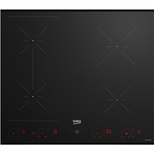 Beko, IndyFlex, plotis 59 cm, juoda - Įmontuojama indukcinė kaitlentė