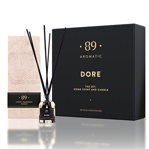 Aromatic 89, Dore (Elite) - Namų kvapo ir palmių vaško žvakės rinkinys