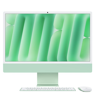 Kompiuteris  Apple iMac 24" (2024), M4 10C/10C, ​​16 GB, 256 GB, SWE, green   Prekė–MWUY3KS/A