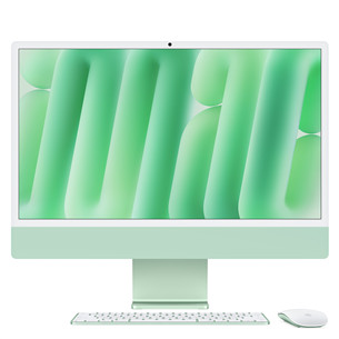 Kompiuteris  Apple iMac 24" (2024), M4 8C/8C, 16 GB, 256 GB, ENG, green   Prekė–MWUE3ZE/A