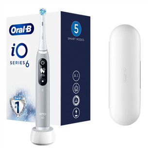 iOM6.1A6.1K Oral-B iO6, pilkas - Elektrinis dantų šepetėlis