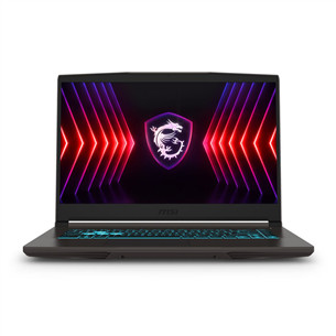 MSI Thin A15, 15,6'', 144 Hz, Ryzen 5, 16 GB, 512 GB, RTX 3050, ENG, pilkas - Nešiojamasis kompiuteris
