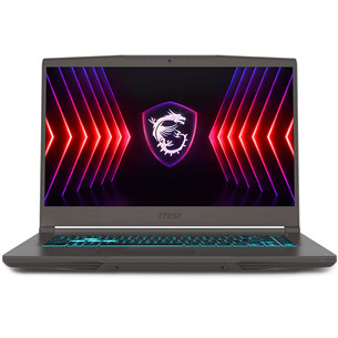 MSI Thin 15, 15,6'', FHD, 144 Hz, i5, 16 GB, 512 GB, RTX 4050, tamsiai pilkas – Nešiojamasis kompiuteris