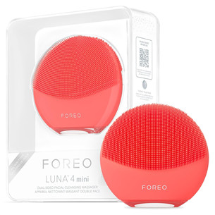 Foreo Luna 4 mini, raudonas - Veido valymo prietaisas