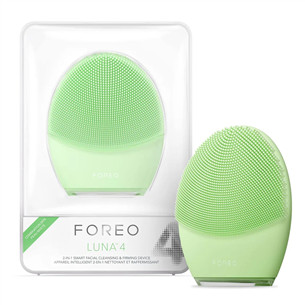 Foreo Luna 4, combination skin, žalias - Veido valymo prietaisas