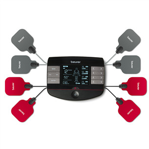 Beurer 4-in-1, šildymo funkcija, juodas – Elektroninis raumenų stimuliatorius TENS/EMS