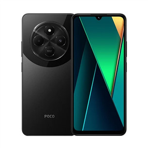 POCO C75, 6,88'', 6 GB, 128 GB, juodas – Išmanusis telefonas