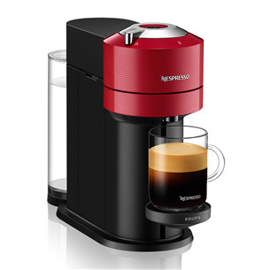 Krups Nespresso Vertuo Next, raudonas - Kapsulinis kavos aparatas