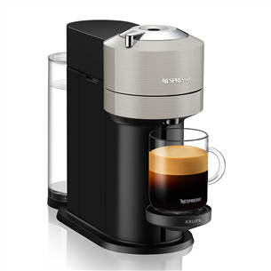 Krups Nespresso Vertuo Next, pilkas - Kapsulinis kavos aparatas