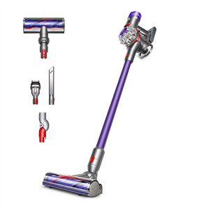 Dyson V8 Origin, nikelio/violetinės spalvos - Belaidis dulkių siurblys