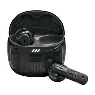 JBL Tune Flex 2 Ghost Edition, juodos - Belaidės ausinės