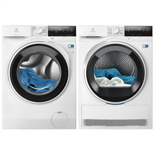 Electrolux, 9 kg + 9 kg - Skalbimo mašina su džiovykle