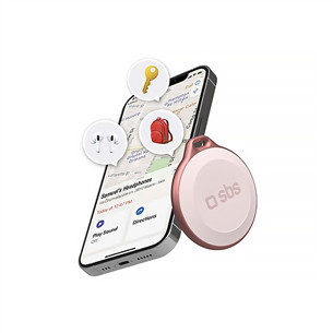 SBS Tracker, Apple Find My, IP65, rožinis - Išmanusis ieškiklis