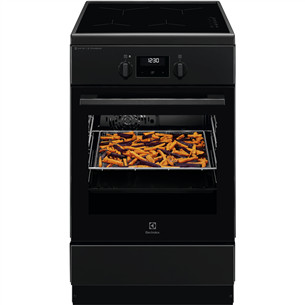 Electrolux 600 SteamBake, 58 L, juoda - Viryklė