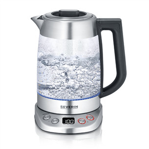 Severin, 1.7 L, 3000 W, skaidrus/nerūdijančio plieno spalvos - Virdulys