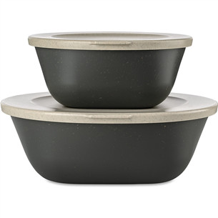 Koziol Connect Box Kopenhagen Organic Nature, dark grey, 2 vnt. - Maisto dėžutės