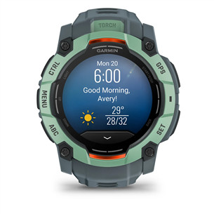 Garmin Instinct 3 AMOLED, 50 mm, žalias - Išmanusis laikrodis