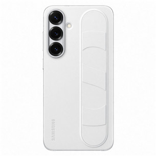 Samsung Standing Grip Case, Galaxy S25+, baltas - Dėklas