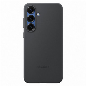 Samsung Silicone Case, Galaxy S25+, juodas - Dėklas