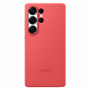 Samsung Silicone Case, Galaxy S25 Ultra, raudonas - Dėklas
