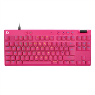 Logitech Pro X TKL Rapid, SWE, rožinė - Klaviatūra