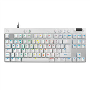Logitech Pro X TKL Rapid, SWE, balta - Klaviatūra