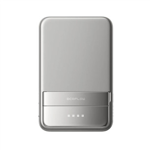 EcoFlow Rapid Magnetic Power Bank, 5000 mAh, sidabro spalvos - Išorinė baterija