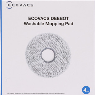 Ecovacs Deebot X5, 4 vnt. – Plaunamos valymo šluostės