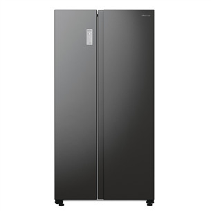 Hisense, No Frost, 550 L, aukštis 179 cm, juodas - SBS Šaldytuvas