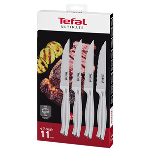 Tefal Ultimate, 11 cm, 4 vnt., nerūdijantis plienas - Peilių rinkinys kepsniams